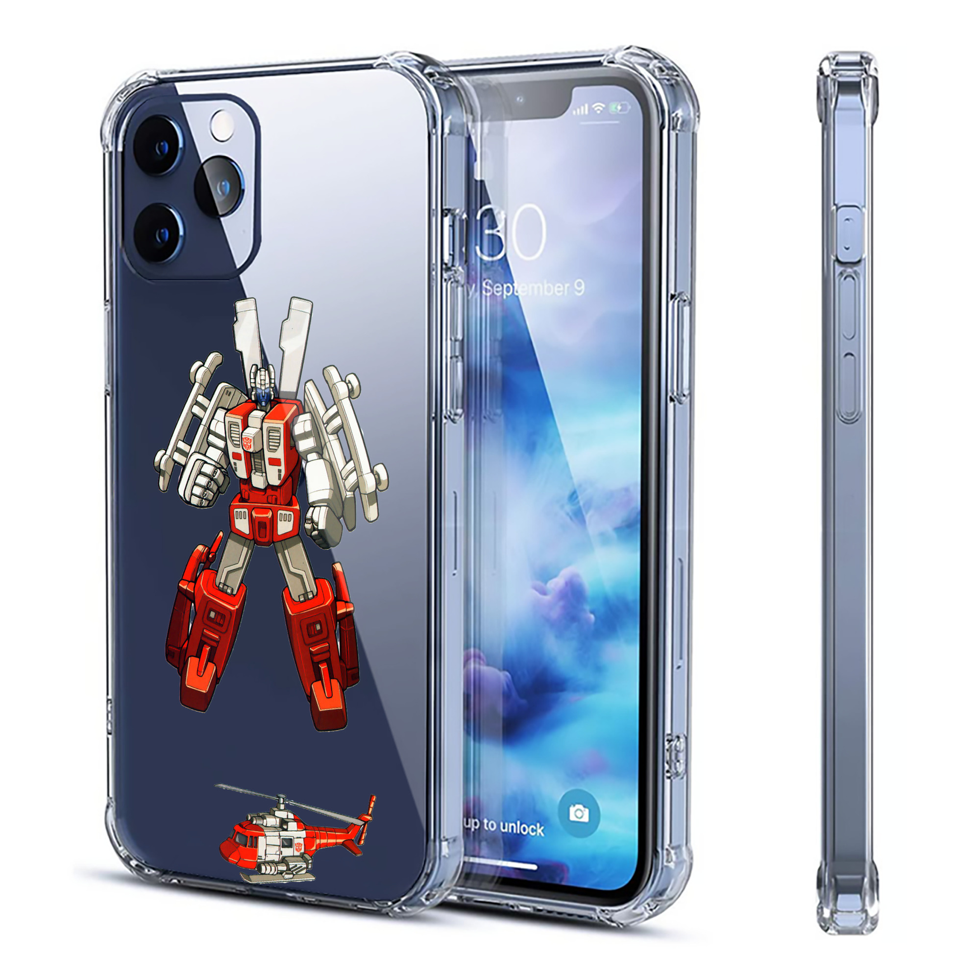 （画像用）  【iPhone 12シリーズ対応】透明スマホケース（クリアソフトケース）